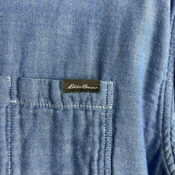 Eddie Bauer Long Sleeve Button Up Shirt Size: TXL - Picture 7 of 10